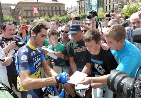 Signing his life away