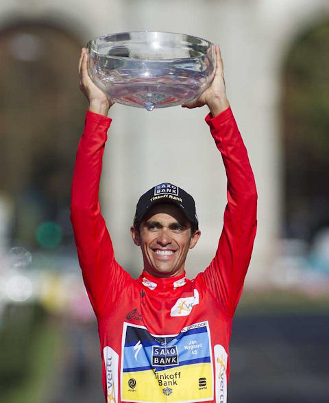 La Vuelta 2012 winner, Alberto Contador