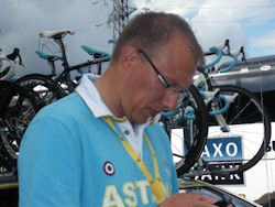 Eddy Seigneur, Astana logistics manager