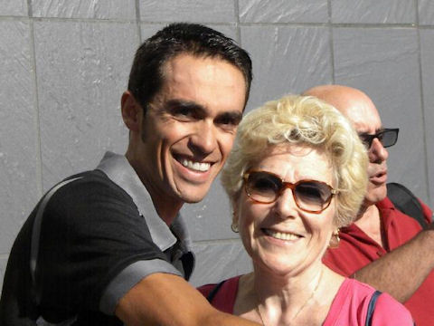 Alberto with our correspondent Christine