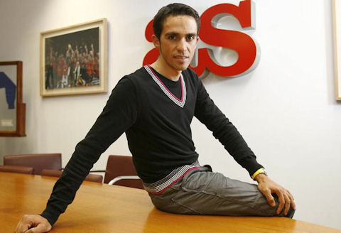 Alberto Contador visits AS.com