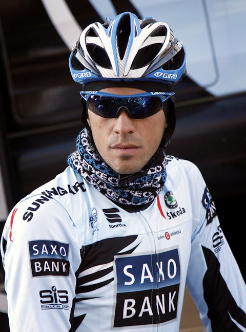 Alberto Contador at Saxo Bank training camp