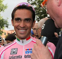 Contador at 2011 Gouden Pijl criterium