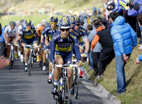 Saxo-Tinkoff keep Contador safe all day in PV Stage 1