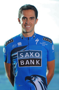 Alberto Contador of Team Saxo Bank